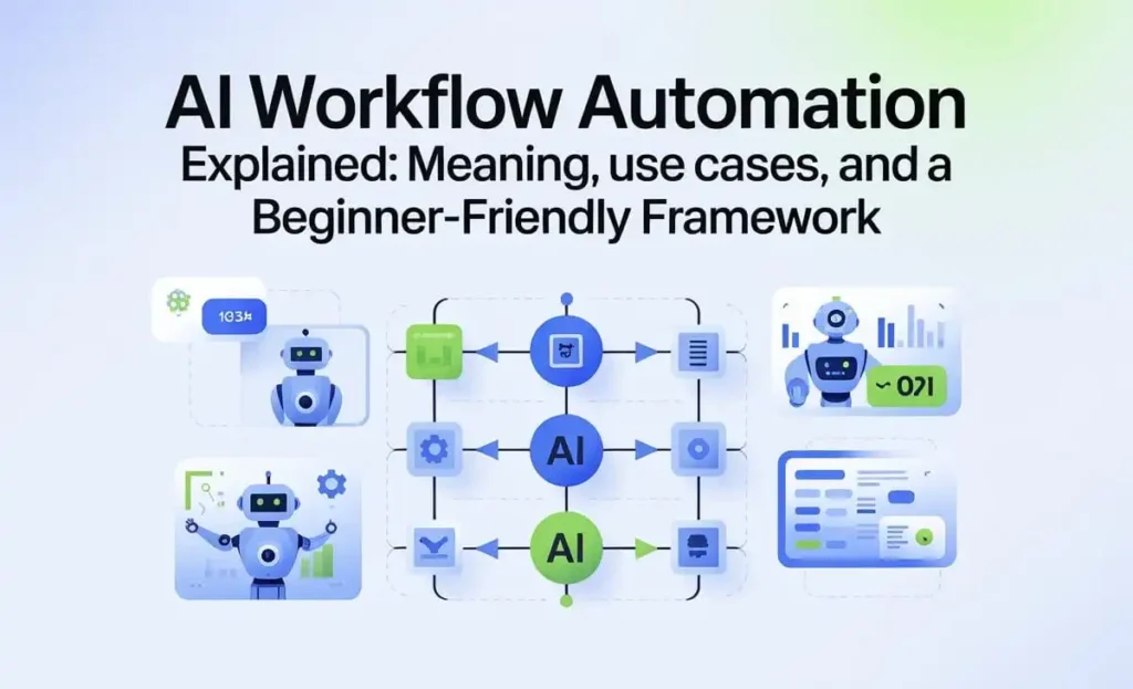 AI Workflow Automation Explained: Meaning, Use Cases, and a Simple Framework for Beginners AI workflow