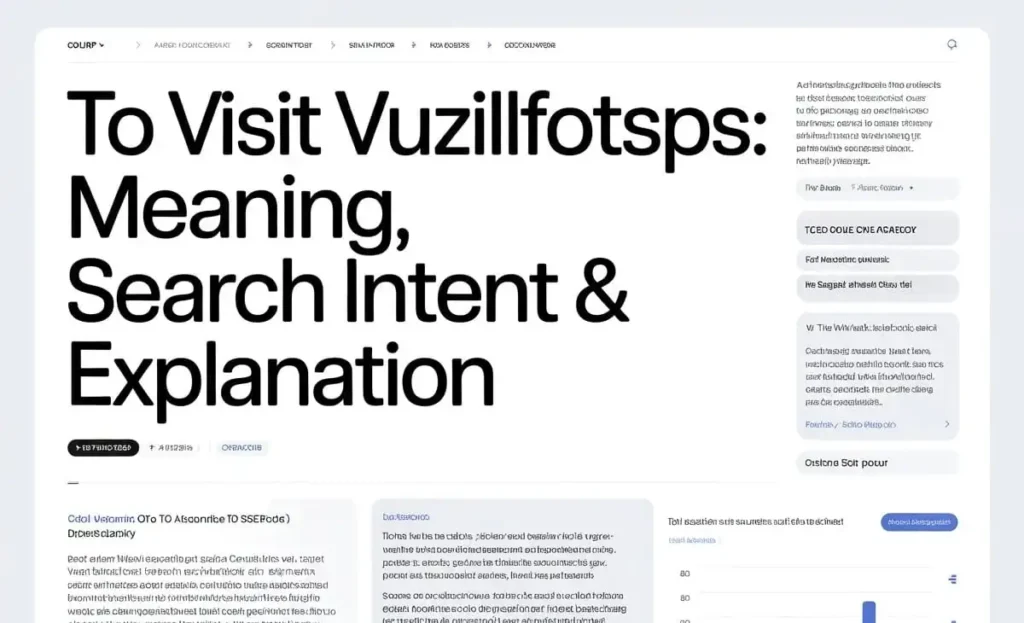 To Visit Vuzillfotsps: Meaning, Search Intent & Explanation to visit vuzillfotsps